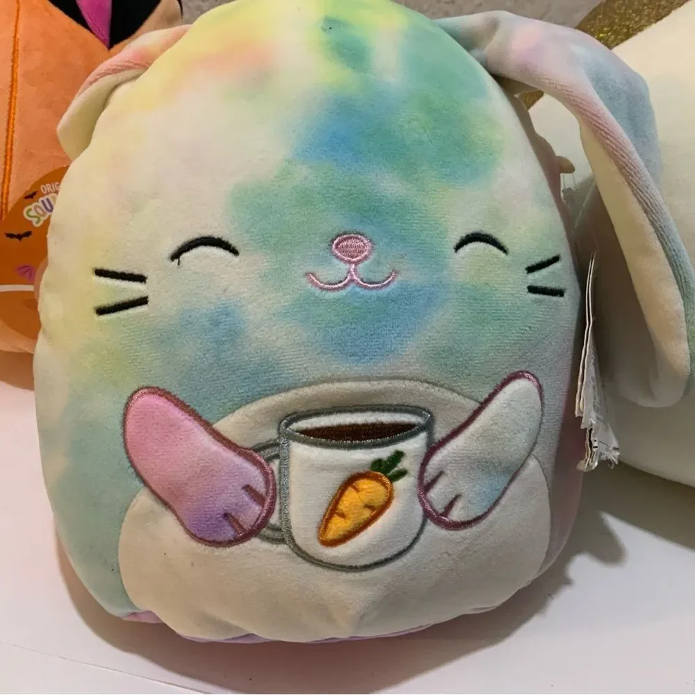 Lot 3 Squishmallows 12 Inch The Rainbow PRIDE 8” Margie 8”  Candy the Tie-Dye